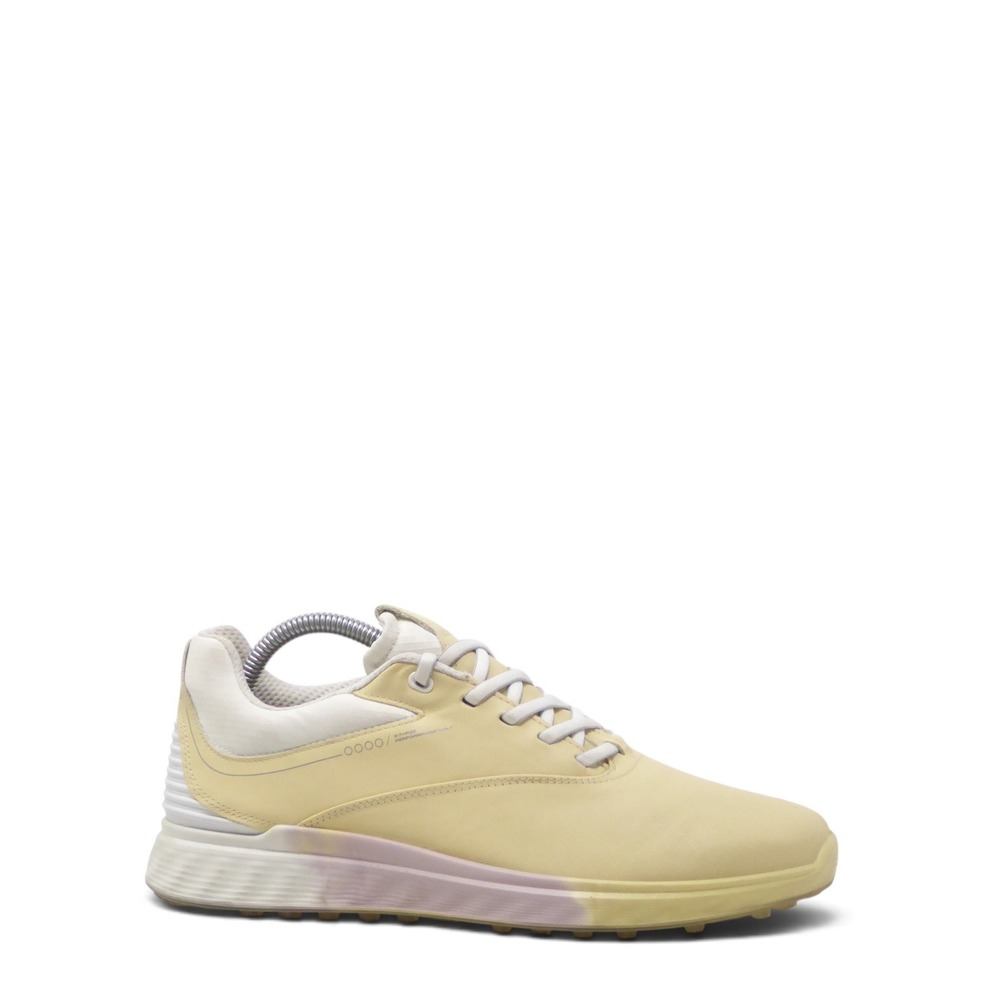 ECCO Womens Golf Shoes Yellow S-Three Performance Gore-Tex 40 / 9-9.5